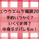 シュウウエムラ福袋2025予約はいつから?いくらお得?中身ネタバレも!