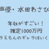 水田わさびの年収は推定1000万円！ドラえもんのギャラが高額で安泰？