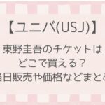 【ユニバ×東野圭吾】チケットはどこで買える?当日販売や価格などまとめ